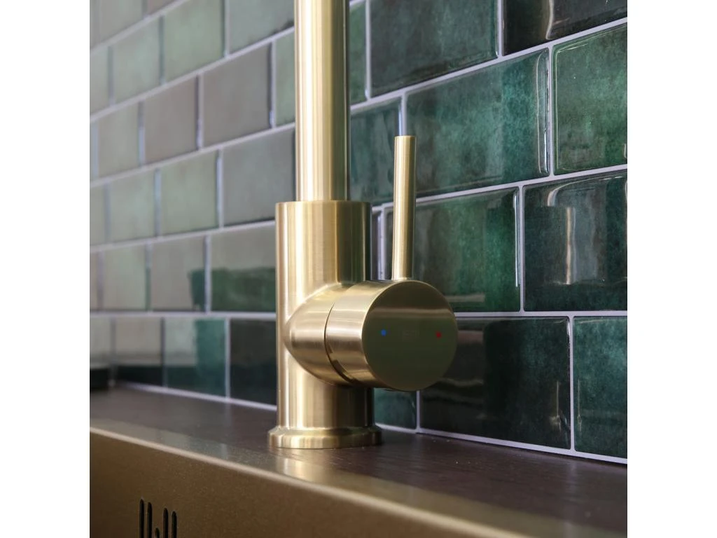 Kiwo Mitigeur évier Or Brossé - Essebagno 10 Kiwo Mitigeur évier Or Brossé - Essebagno – Image 8