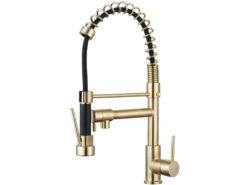 Big Pro Mitigeur évier à Douchette Or - Essebagno