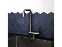 New Oslo Mitigeur évier Gun Métal Rabattable - Essebagno -Electroménager Soldes robinet 22249471