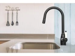 Ascott Mitigeur évier à Douchette Noir - Essebagno -Electroménager Soldes robinet 22399221