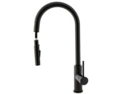 Foga Mitigeur évier à Douchette Noir Mat - Essebagno -Electroménager Soldes robinet 22399259