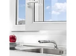 Magic Mitigeur évier Chromé Escamotable 2 Trous 'spécial Fenêtre' - Essebagno -Electroménager Soldes robinet 22399269