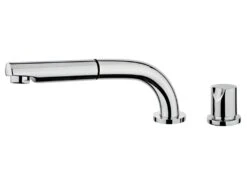 Magic Mitigeur évier Chromé Escamotable 2 Trous 'spécial Fenêtre' - Essebagno -Electroménager Soldes robinet 22399273