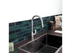 Ascott Mitigeur évier à Douchette Façon Inox - Essebagno -Electroménager Soldes robinet 22399315