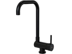 New Oslo Mitigeur évier Noir Rabattable - Essebagno