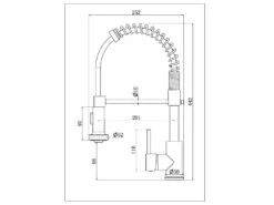 Plimo Mitigeur évier à Douchette Façon Inox - Essebagno -Electroménager Soldes robinet 22744899