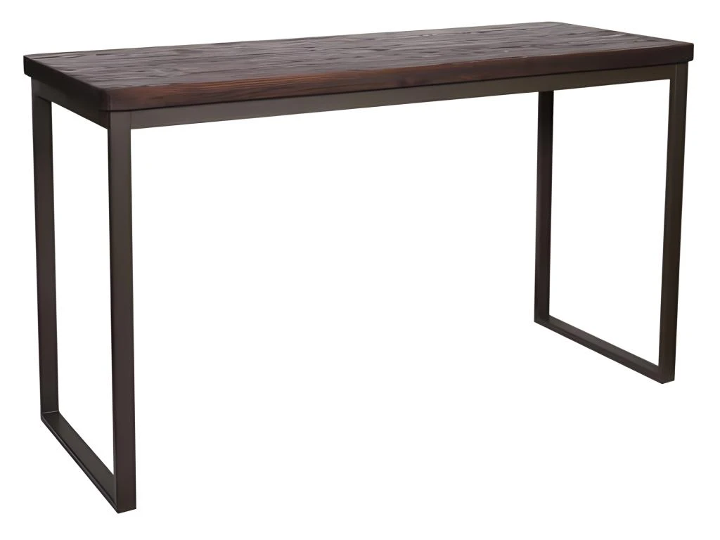 NEVADA - Mange Debout 180 Cm Acier/bois Massif Foncé 3 NEVADA - Mange Debout 180 Cm Acier/bois Massif Foncé