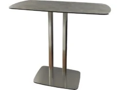 Table Haute Rectangulaire 120 Cm Plateau Céramique - SIGMA
