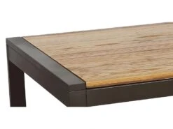 NEVADA - Mange Debout 120 Cm Acier/bois Massif Clair -Electroménager Soldes table a manger 10373021