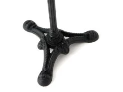 Table Bar Guéridon Noire 60 Cm En Marbre Et En Fonte -Electroménager Soldes table a manger 12283955