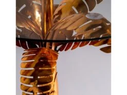 Table De Bar En Fer Et Verre En Doré Et Noir -Electroménager Soldes table a manger 12974571