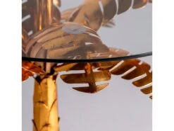 Table De Bar En Fer Et Verre En Doré Et Noir -Electroménager Soldes table a manger 12974573