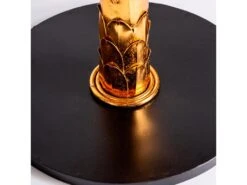 Table De Bar En Fer Et Verre En Doré Et Noir -Electroménager Soldes table a manger 12974575