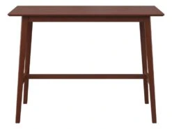 Table De Bar Rectangulaire Buvette 4 Personnes En Bois Foncé 120 Cm -Electroménager Soldes table a manger 13010479