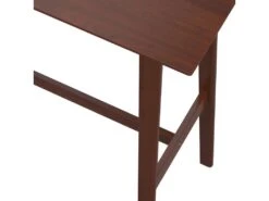 Table De Bar Rectangulaire Buvette 4 Personnes En Bois Foncé 120 Cm -Electroménager Soldes table a manger 13010483