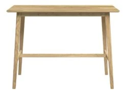 Table De Bar Rectangulaire Buvette 4 Personnes En Bois Clair 120 Cm -Electroménager Soldes table a manger 13010507