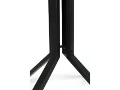 MAZE - Table Comptoir Plateau Bois Noir L75 -Electroménager Soldes table a manger 13260269