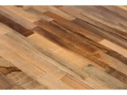 MAZE - Table Bar Plateau Bois Naturel L75 -Electroménager Soldes table a manger 13260277