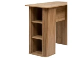 Table De Bar En Bois MDF Coloris Naturel - L. 120 X P. 60 X H. 102 Cm -Electroménager Soldes table a manger 19147131