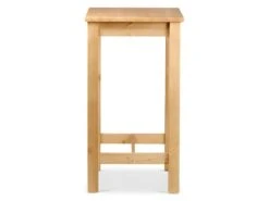 Table De Bar Carrée Pin Massif 60 Cm - Avoriaz -Electroménager Soldes table a manger 22133587