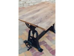 DRAW - Table En Bois De Style Industriel L150 -Electroménager Soldes table a manger 9540859