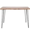KITCHEN - Table Haute En Bois D'Acacia L130 -Electroménager Soldes table a manger 9540871