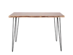 KITCHEN - Table Haute En Bois D'Acacia L130