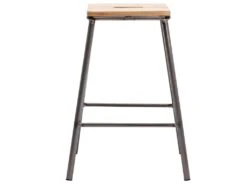 ATELIER - Tabouret De Bar Industriel Gun Métal/chêne (x2) 9 ATELIER - Tabouret De Bar Industriel Gun Métal/chêne (x2) -Electroménager Soldes tabouret de bar 10443701