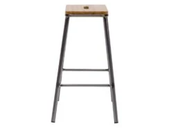 ATELIER - Tabouret De Bar Industriel Gun Métal/chêne (x2) 11 ATELIER - Tabouret De Bar Industriel Gun Métal/chêne (x2) -Electroménager Soldes tabouret de bar 10443705