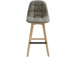 OWEN OAK - Chaise De Bar Vintage Microfibre Marron Clair Pieds Chêne(x2) 11 OWEN OAK - Chaise De Bar Vintage Microfibre Marron Clair Pieds Chêne(x2) -Electroménager Soldes tabouret de bar 10443997