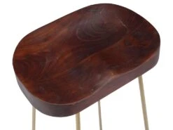 Lot De Deux Tabourets De Bar Design Chaise Siège Bois De Manguier Massif 1202077 8 Lot De Deux Tabourets De Bar Design Chaise Siège Bois De Manguier Massif 1202077 -Electroménager Soldes tabouret de bar 10445431