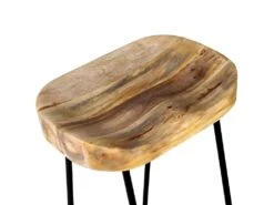 Lot De Deux Tabourets De Bar Design Chaise Siège 2 Pcs Bois De Manguier Massif 1202061 -Electroménager Soldes tabouret de bar 10445449