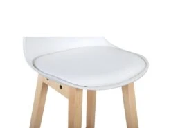 Ensemble De 2 Chaises De Comptoir De Cuisine De Petit-déjeuner Tabourets De Bar Blanc 19_0000591 -Electroménager Soldes tabouret de bar 10445459