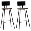 Lot De Deux Tabourets De Bar Design Chaise Siège Bois Massif De Récupération Marron Foncé 1202188 2 Lot De Deux Tabourets De Bar Design Chaise Siège Bois Massif De Récupération Marron Foncé 1202188 -Electroménager Soldes tabouret de bar 10445527