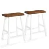 Lot De Deux Tabourets De Bar Design Chaise Siège Bois Massif 1202055 -Electroménager Soldes tabouret de bar 10445597