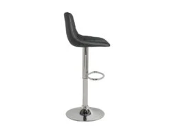 KAYELLES Lot De 2 Tabourets De Bar Matelassés SID (noir) -Electroménager Soldes tabouret de bar 10445651
