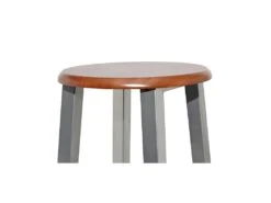 Lot De Deux Tabourets De Bar Design Chaise Siège Métal Avec Siège En Mdf 1202062 -Electroménager Soldes tabouret de bar 10445707