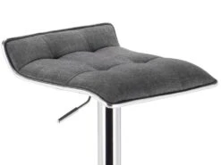 Tabourets De Bar En Lin 2 Pièces Et Réglables En Hauteur Gris 19_0000625 -Electroménager Soldes tabouret de bar 10445857