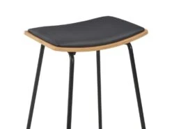 Lot De Deux Tabourets De Bar Design Chaise Siège Synthétique Noir Acier 1202099 9 Lot De Deux Tabourets De Bar Design Chaise Siège Synthétique Noir Acier 1202099 -Electroménager Soldes tabouret de bar 10445875