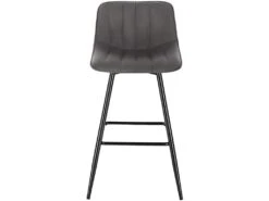 Lot De 2 Tabourets De Bar Design Avec Repose-pieds Gris Foncé 19_0000236 9 Lot De 2 Tabourets De Bar Design Avec Repose-pieds Gris Foncé 19_0000236 -Electroménager Soldes tabouret de bar 10445987