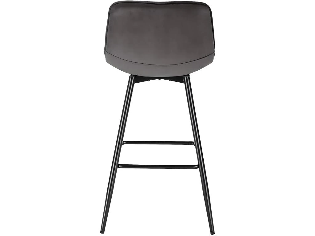 Lot De 2 Tabourets De Bar Design Avec Repose-pieds Gris Foncé 19_0000236 7 Lot De 2 Tabourets De Bar Design Avec Repose-pieds Gris Foncé 19_0000236 – Image 5