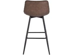 Tabouret De Bar Avec Revêtement En Synthétique Marron 19_0000230 -Electroménager Soldes tabouret de bar 10446267