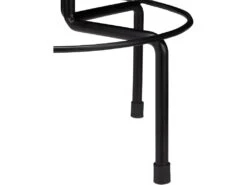 Tabouret De Bar Industriel Chaise Ronde Hauteur Réglable Jusqu à 65 Cm Noir Marron Fer Bois 13_0002768 -Electroménager Soldes tabouret de bar 10446569