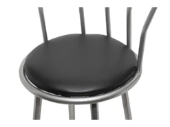 Lot De 2 Tabourets De Bar Bois Noir Design Moderne 1202011 -Electroménager Soldes tabouret de bar 10446673