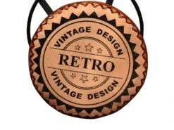 Lot De Deux Tabourets De Bar Design Chaise Siège Cuir Véritable Et Toile Marron 1202167 -Electroménager Soldes tabouret de bar 10446685