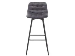 Tabouret De Bar Avec Repose-pieds Lot De 2 Pièces Gris Foncé 19_0000433 -Electroménager Soldes tabouret de bar 10446719