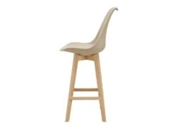 Lot De 2 Tabourets De Bar Siège Avec Dossier Et Repose-pied Rembourré 105 Cm Beige 03_0002776 9 Lot De 2 Tabourets De Bar Siège Avec Dossier Et Repose-pied Rembourré 105 Cm Beige 03_0002776 -Electroménager Soldes tabouret de bar 10446747