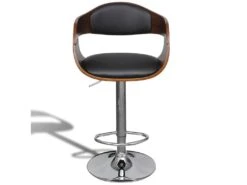 Tabouret De Bar Cuir Synthétique Hauteur Réglable Luxe Bois Et Cuir 1202158/2 -Electroménager Soldes tabouret de bar 10446851