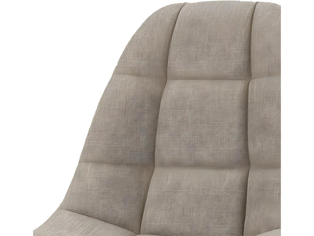 OWEN - Chaise De Bar Scandinave Tissu Lin Pied Hêtre (x2) 6 OWEN - Chaise De Bar Scandinave Tissu Lin Pied Hêtre (x2) – Image 4