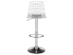 Lot De 2 Tabourets De Bar CLARK - Polycarbonate - Cristal -Electroménager Soldes tabouret de bar 226341